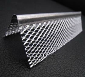 Expanded Steel Angle Bead with Diamond Opening
