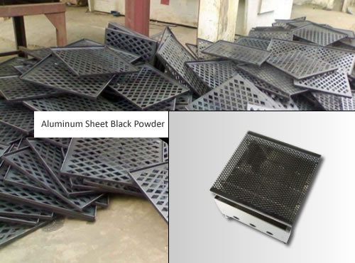 Decorative Mesh in Aluminum Sheet Black Powder Coated for Architectural Screen Panels