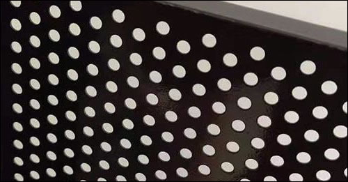 Round Hole Punched Aluminum Mesh Curtains