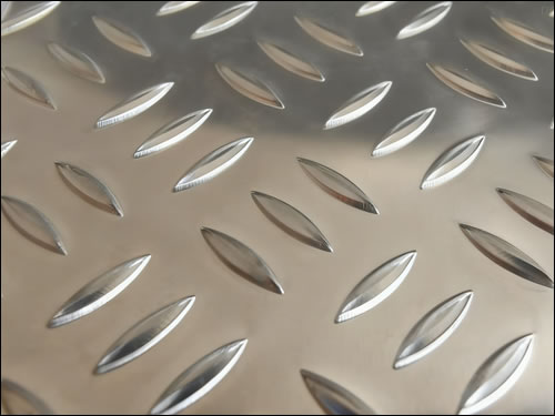 Aluminum checkered plate used as truck floors 4mm