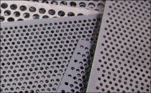 8mm hole 2mm thick PERFORATED STEEL SHEET GALVANISED 10mm pitch 