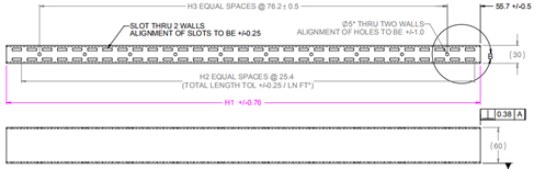 304 SS Slotted Tube