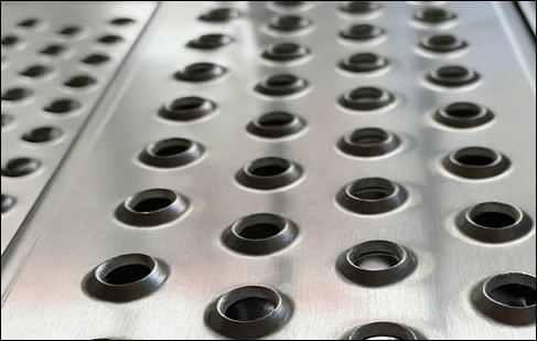 Perforated Aluminum Plank Dimpled Safety Tread Plate