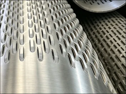 Stainless steel bridge slotted screen slot 0.8mm pipe diameter 250mm