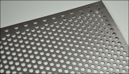 Finish Staggered Holes Carbon Steel Perforated Sheet 36 Width 18 Gauge Mill 40 Length Unpolished 0.048 Thickness 0.3125 Center to Center 